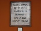Caput Mundi sign