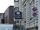 close-up of sign