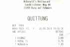 receipt McDonalds