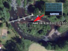 GPS posistion tranferred into Google Earth.
