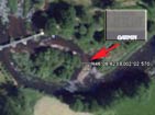 GPS posistion transferred into Google Earth.