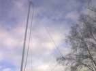 Antenna Topfed triangular loop