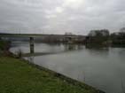 Bridge over river Seine, the access to La Grande Ile