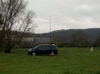 Another view of the antenna setup.