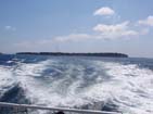 Sailing back.