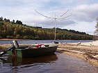 Motor-boat, island, antenna