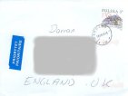 postmark and stamp