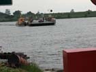 Ferry arriving.