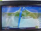 GPS map.