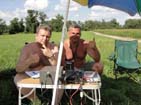161DX018 Slawek and 161DX037 Greg, Thumbs up.