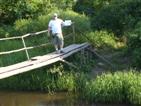 Bridge to the island.