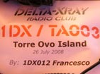 1DX/TA003 Torre Ovo Island shack.