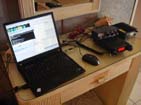 Resort Hotel radio setup.