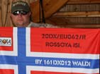 Waldi operating 20DX/EU062/R station.