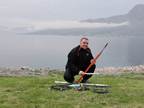 Slawek during preparation to antenna installation