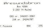 toll receipts