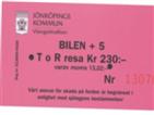 Ferry ticket.