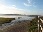 view over the estuary.