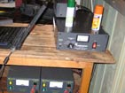 304DX/EU178 shack with FT-897, ALS-500 PA and dual 40A PSU for amp.