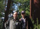 Patrik and Chris in front of Ruhnu lighthouse buildt by Gustave Eiffel in 1875.