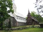 Ruhnu Church, built in 1644 and one of the oldest wood buildings in Estonia.