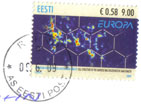 Postmark and stamp.