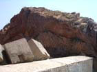 Concrete ramp between mainland and Isla Levante.
