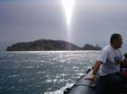 Sailing to Medas.