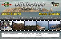 30DX/EU078 QSL.