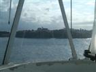 On the lighthouse.
