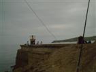 Looking at the ocean.