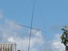 Shadow full wave loop at Palanga city QTH.