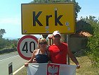 arrival on Krk