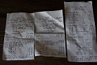 receipts