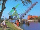 A postcard From Enoe Island - showing the bridge between Sealand and Enoe...