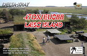 47DX/EU088 QSL front.