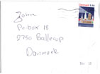 QSL card were send in this envelope.