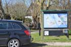 Local sign (map) at Ly island