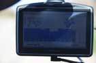 GPS showing coordinates from TX-site, see clock (moments before activity starts) - see later picture