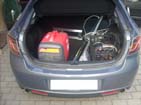 Gear packed, ready to go.
