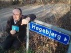 sign and postcard