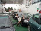 on ferry