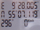 GPS posistion.