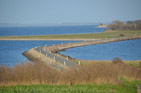 View over Korshavn, the Dam and TX-site - from Avernak island...