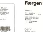 Ferry ticket - T�rs-Spodsbjerg (47DX002)