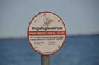 Part of island closed for access(breeding birds - no access
