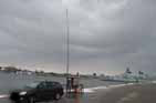 Antenna, with Peder Skram in background (looking North-west).