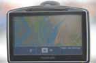 GPS data. Notice screen: North is DOWN.
