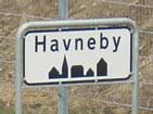 City sign Havnby