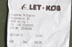 Peters Visa receipt for buying snacks and candy (thanks  :-)  )